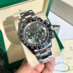 ROLEX Daytona 904L Steel Self-produced Movement Original Bezel Grey with Green Watch